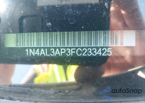 2015 Nissan Altima 2.5 Sv из США, поврежденный, VIN 1N4AL3AP3FC233425